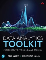 Data Analytics Common Core: Parallel Case Studies in Excel, Tableau, R and Python